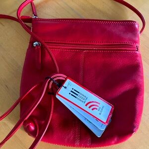 ili New York Crossbody Bag in Red-Brand New